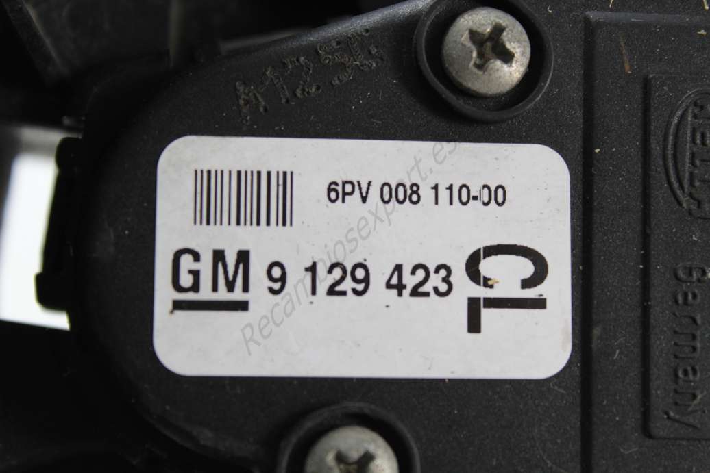 Pedal acelerador Opel Combo 9129423 GM9129423 - foto 2