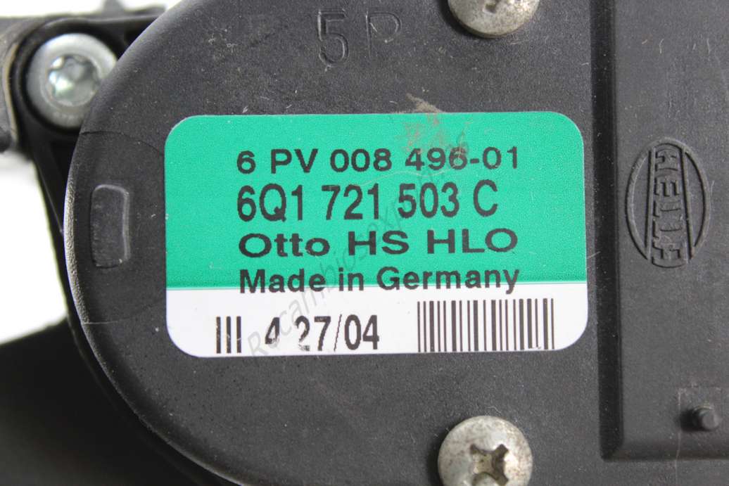 Pedal acelerador Potenciómetro VW Audi Seat Skoda 6Q1721503C 6Q1 721 503 C - foto 2