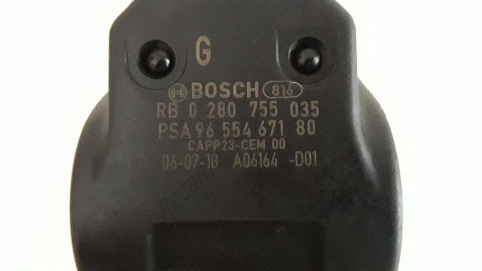 Pedal acelerador potenciometro Peugeot Citroen 9655467180 96 554 671 80 BOSCH 0280755035 0 280 755 035 - foto 2