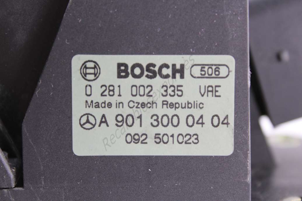 Pedal acelerador potenciómetro Mercedes Benz W906 W638 A9013000404 A 901 300 04 04 Bosch 0281002335 0 281 002 335 - foto 2