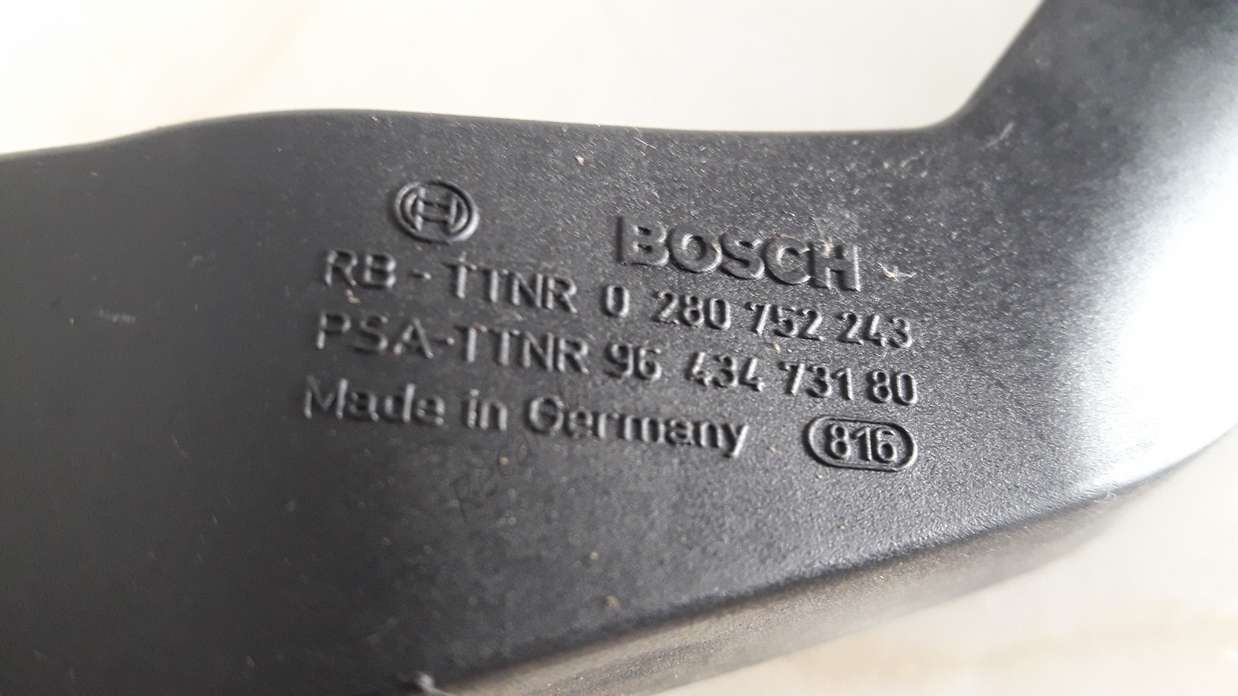 Pedal de acelerador Potenciometro Citroen Xsara 9643473180 96 434 731 80 BOSCH 0280752243 0 280 752 243 - foto 2