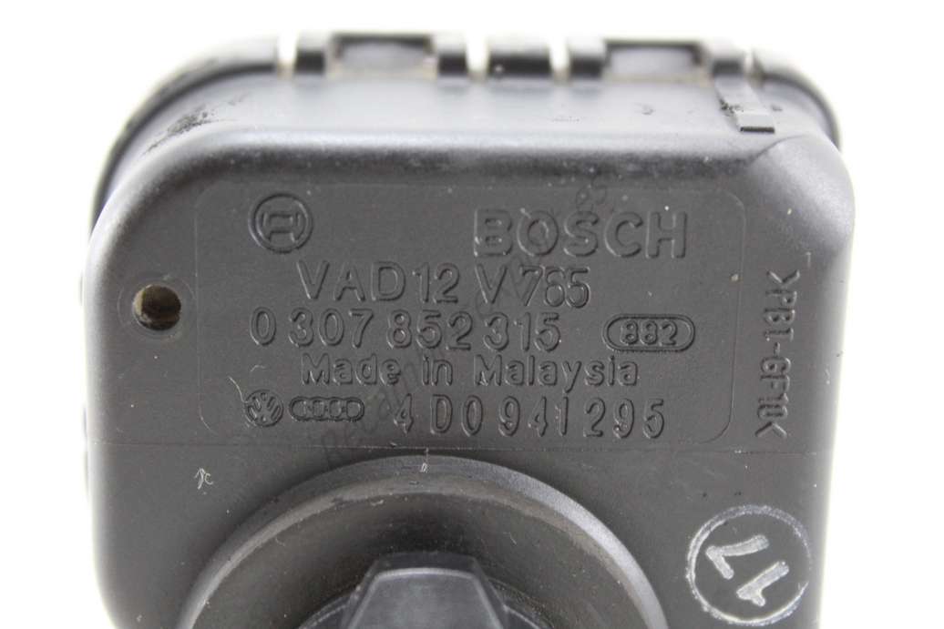 Regulación del alcance de los faros Audi A8 A6 A4 4D0941295 4D0 941 295 Bosch 0307852315 0 307 852 315 - foto 2