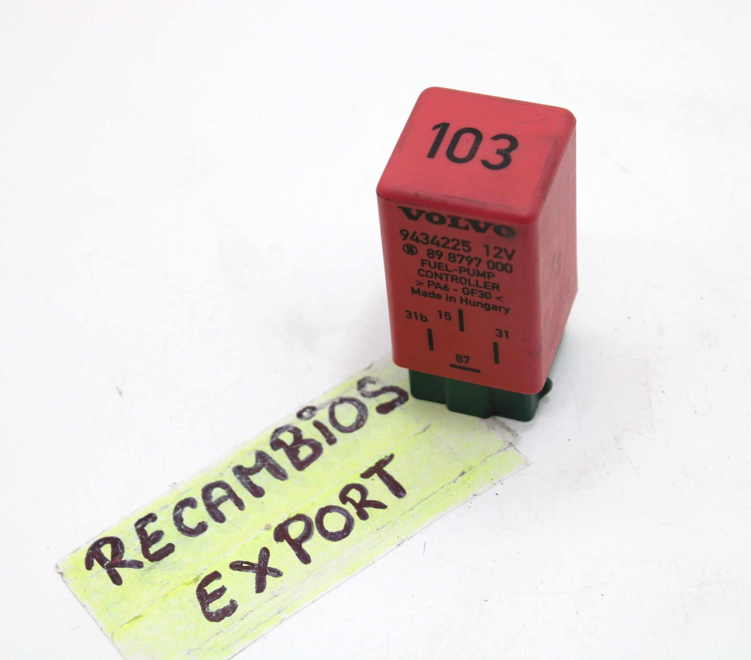Relé 103 Bomba de Combustible Volvo 850 V70 S70 - foto 1
