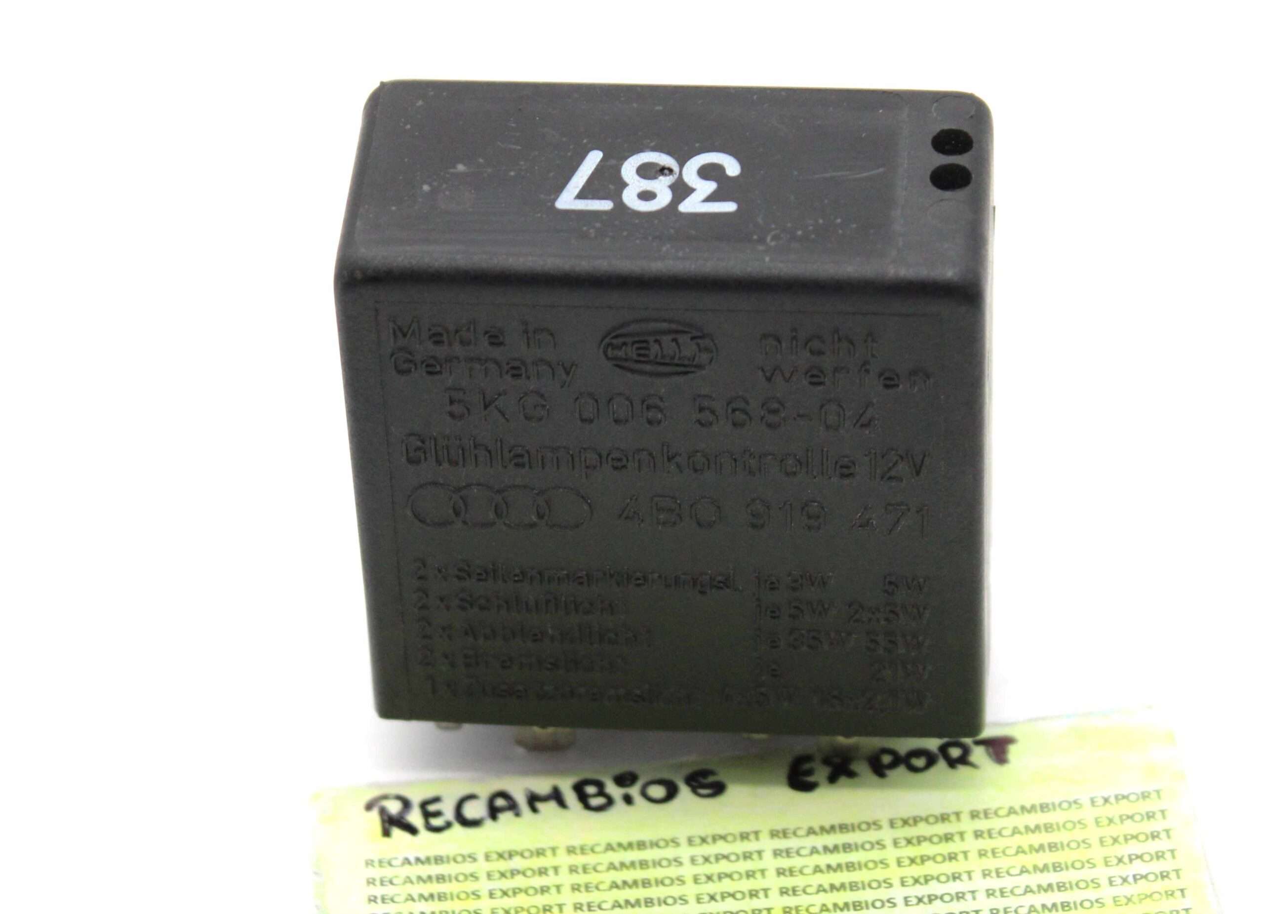 Relé 387 Luz de Freno Audi A3 A4 A6 - foto 1