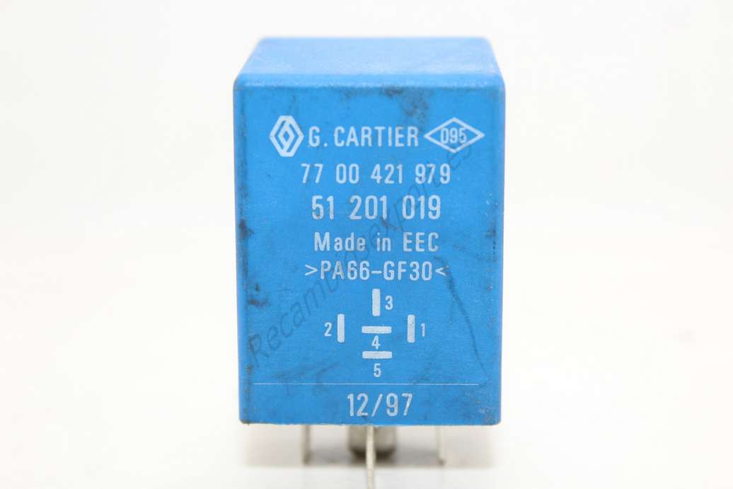 Rele Renault Megane Laguna Scenic Clio G. Cartier 7700421979 77 00 421 979 51201019 51 201 019 - foto 1