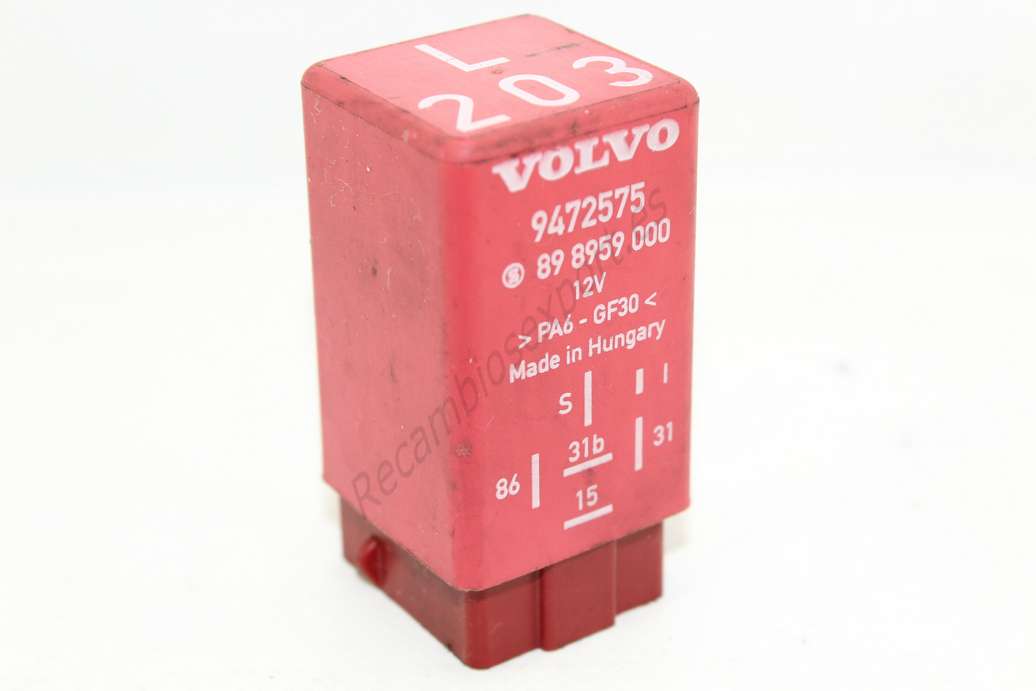 Rele Volvo 203 203L 9472575 898959000 89 8959 000 - foto 1