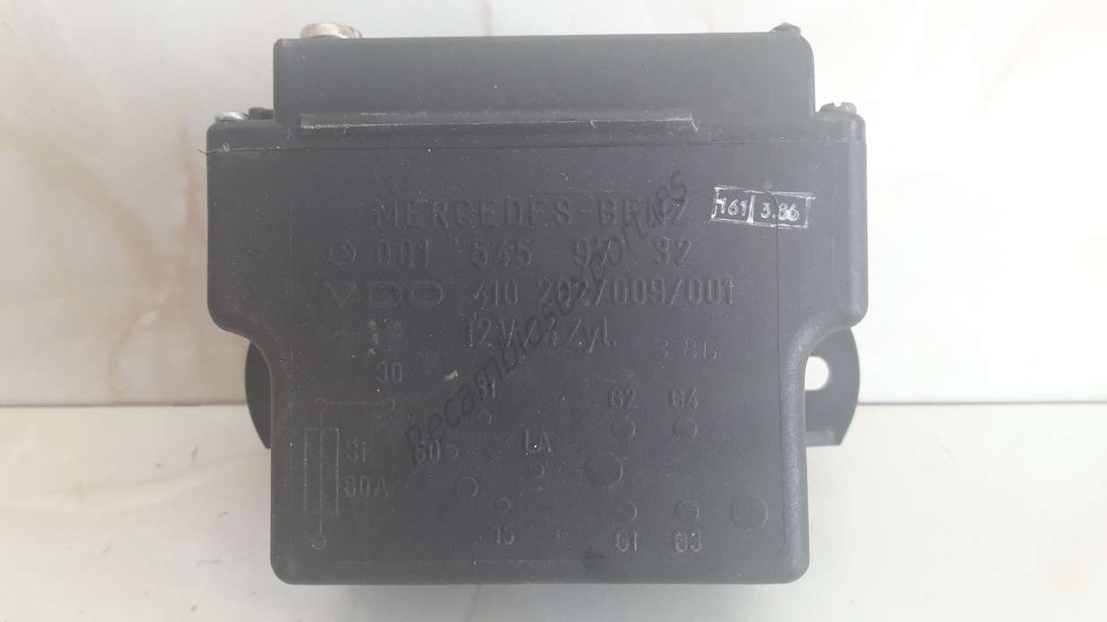 Rele de Precalentamiento Mercedes W124 0015459732 001 545 97 32 VDO 410202009001 410 202 009 001 - foto 1