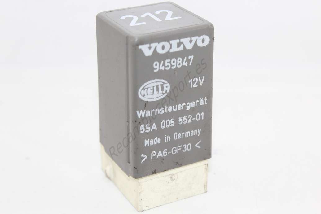 Rele de luz 212 Volvo 850 C70 S70 V70 9459847 5SA00555201 5SA 005 552-01 Hella - foto 1
