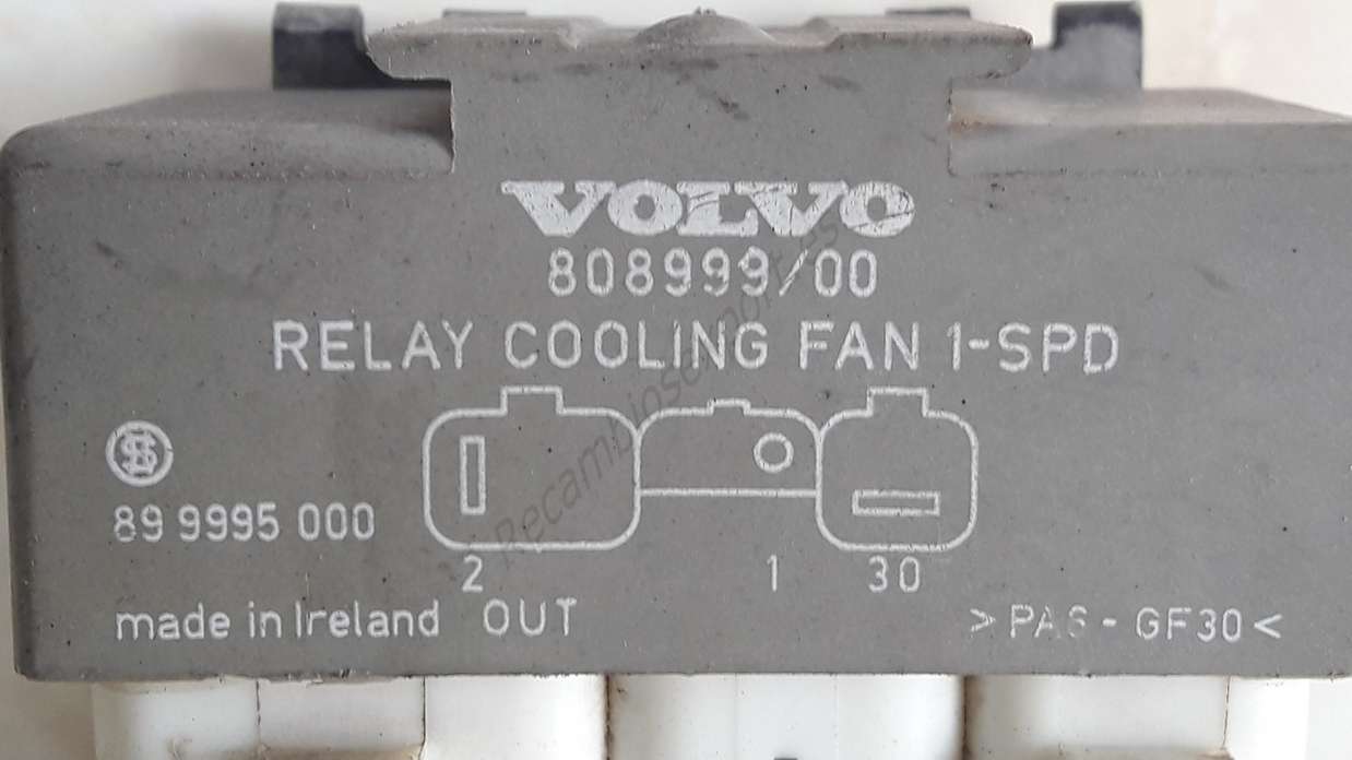 Rele de ventilador Volvo V40 S40 80899900 80899900 899995000 - foto 2