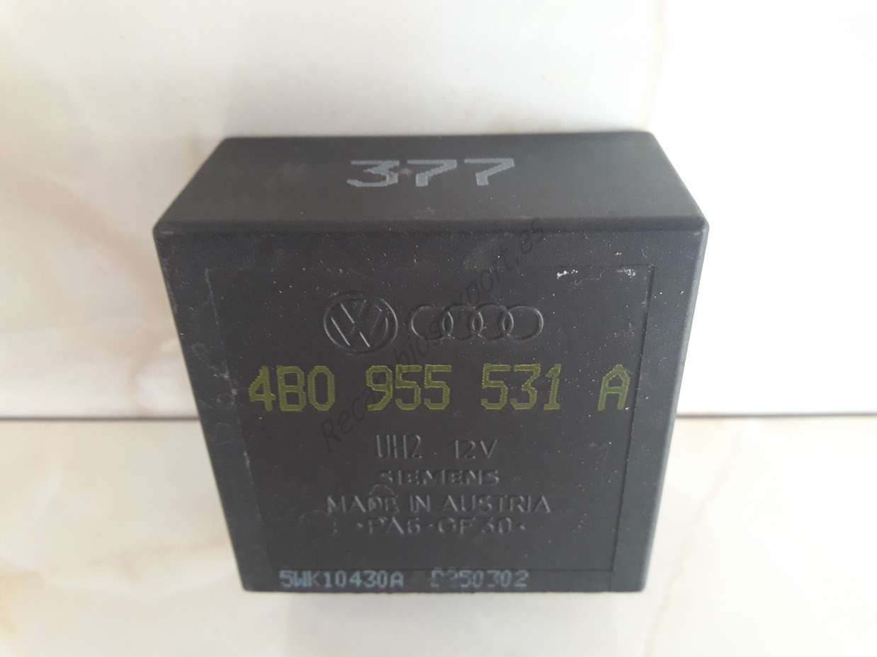 Rele limpiaparabrisas Audi 4B0 955 531 A 4B0955531A SIEMENS 5WK10430A - foto 1