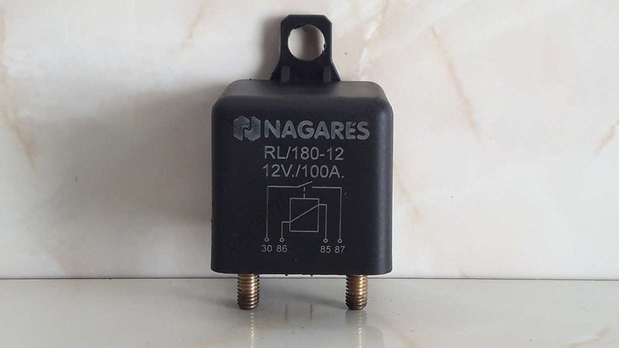 Relé de desconexión de la batería Nagares RL180-12 12V.180A. RL18012 - foto 1