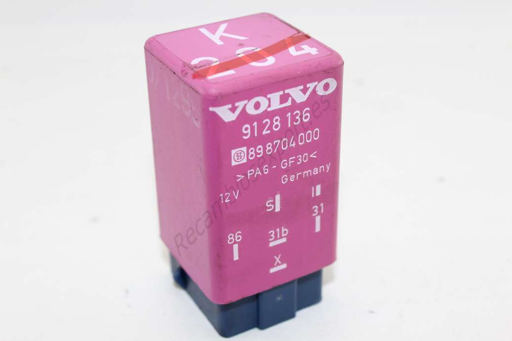 Relé de limpiaparabrisas 204 Volvo 850 V70 9128136 91 28 136 898704000 - foto 1