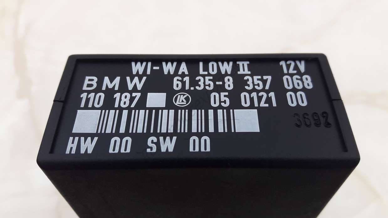 Relé del limpiaparabrisas BMW E36 61358357068 61.35-8 357 068 LK 05012100 05 0121 00 - foto 2