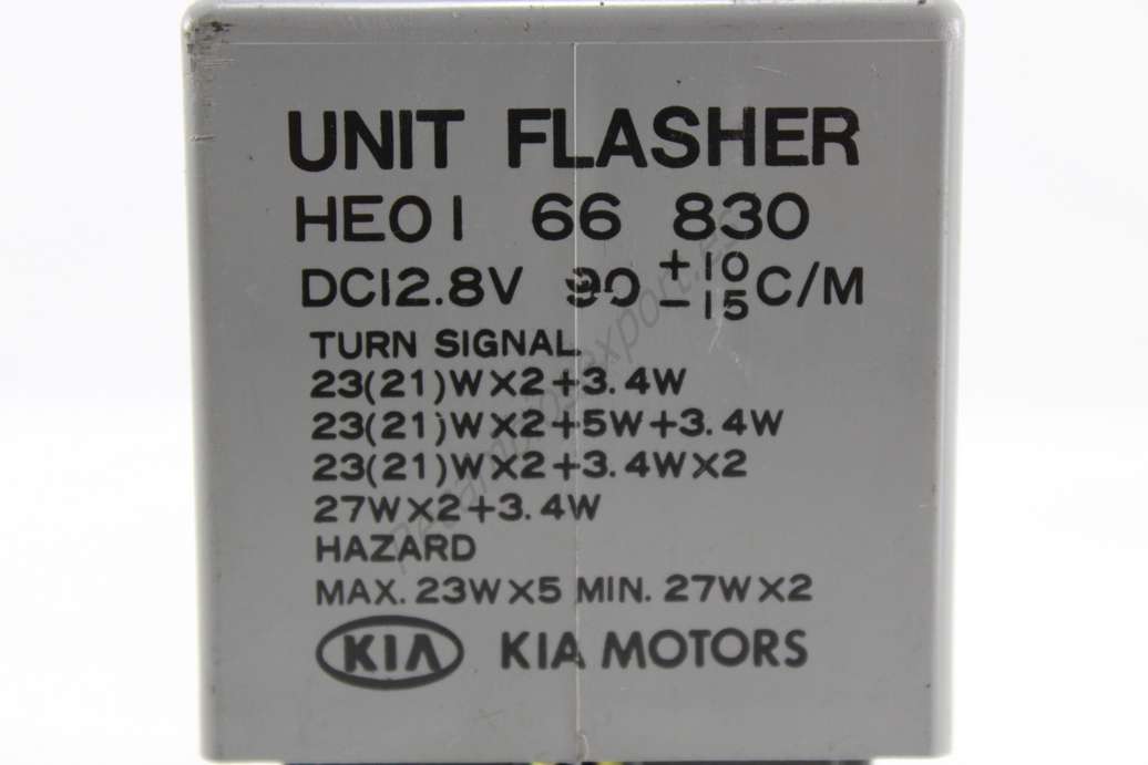 Relés intermitentes Kia Sephia Clarus Mazda HE0166830 HE01 66 830 HE0I66830 HE0I 66 830 - foto 2