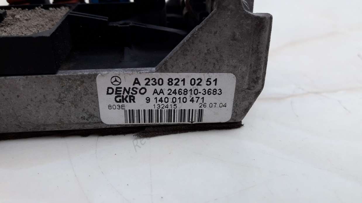 Resistencia de calefaccion Mercedes W203 W211 W215 W220 W163 A2308210251 A 230 821 02 51 DENSO AA2468103683 GKR 914010471 - foto 2