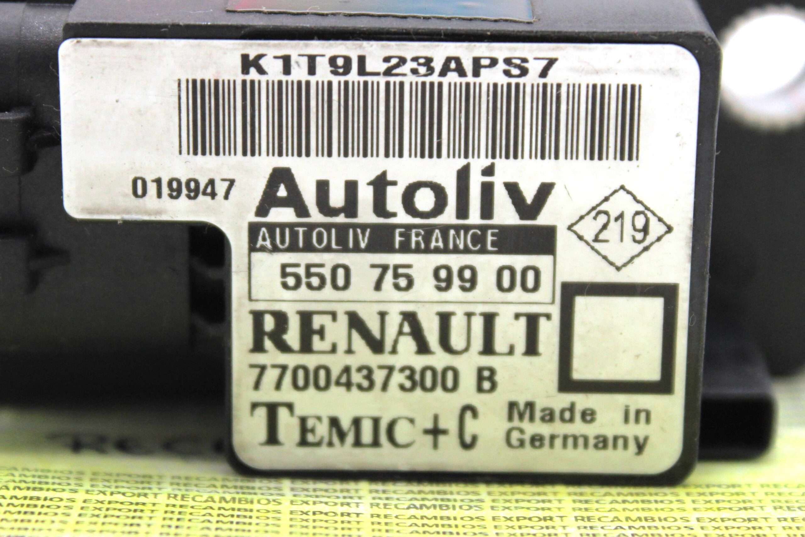 Sensor de Airbag Renault Megane - foto 2