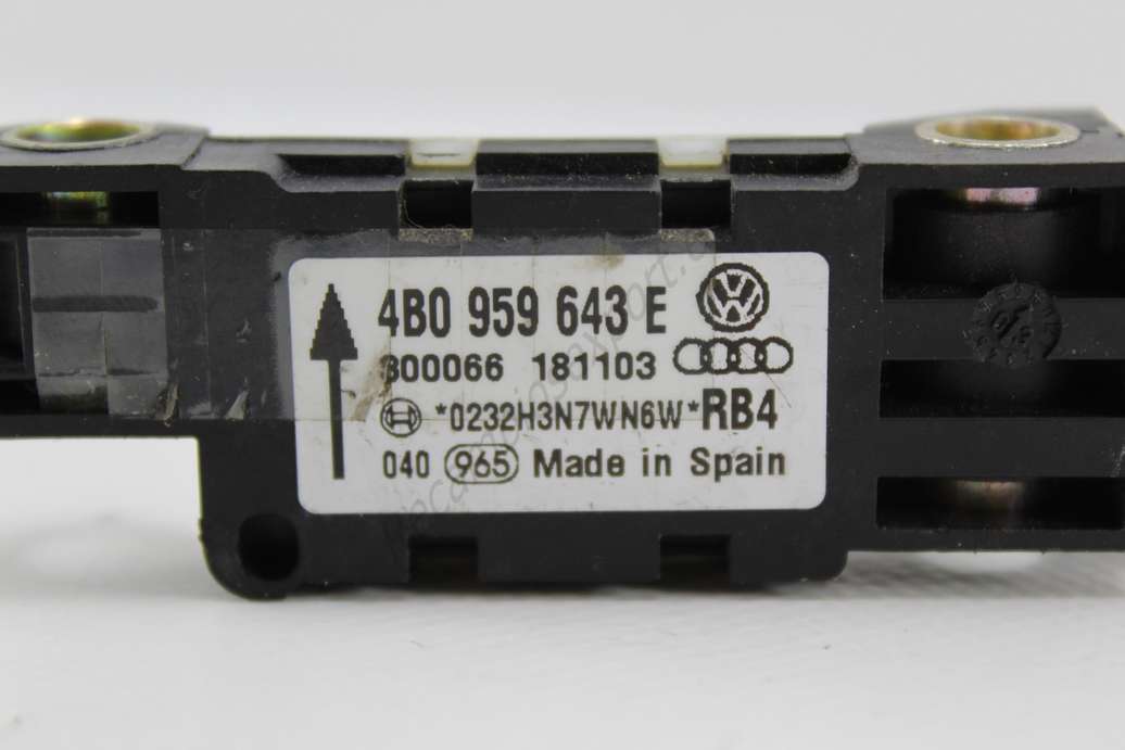 Sensor de airbag Audi A3 A6 A8 VW Volkswagen Touareg 4B0959643E 4B0 959 643 E - foto 2