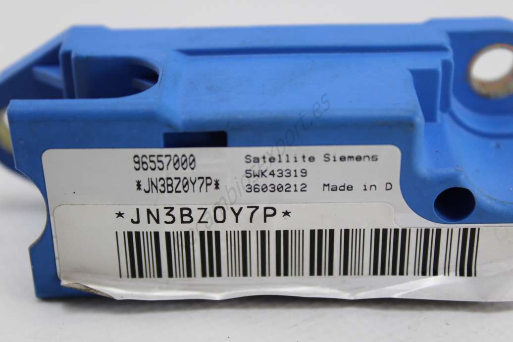 Sensor de airbag Chevrolet Lacetti Daewoo Nubira II 96557000 Siemens 5WK43319 - foto 2