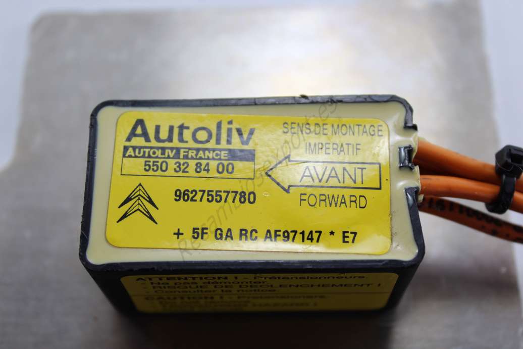 Sensor de airbag Citroen Saxo 9627557780  Autoliv 550328400 550 32 84 00 - foto 2