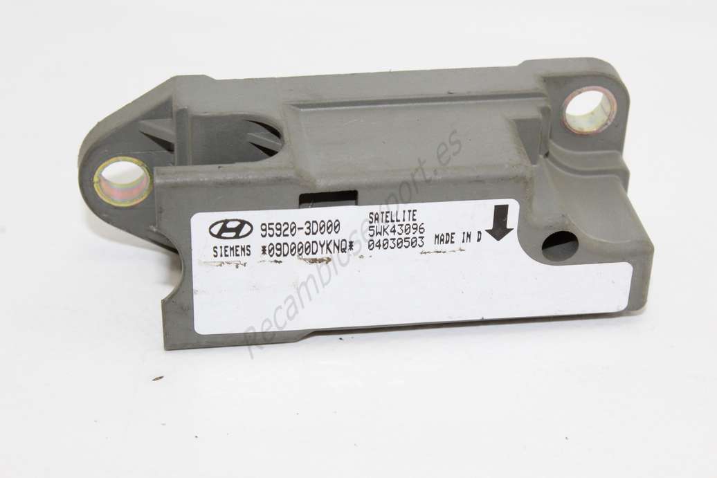 Sensor de airbag Hyundai Sonata 959203D000 959203-D000 Siemens 5WK43096 - foto 1