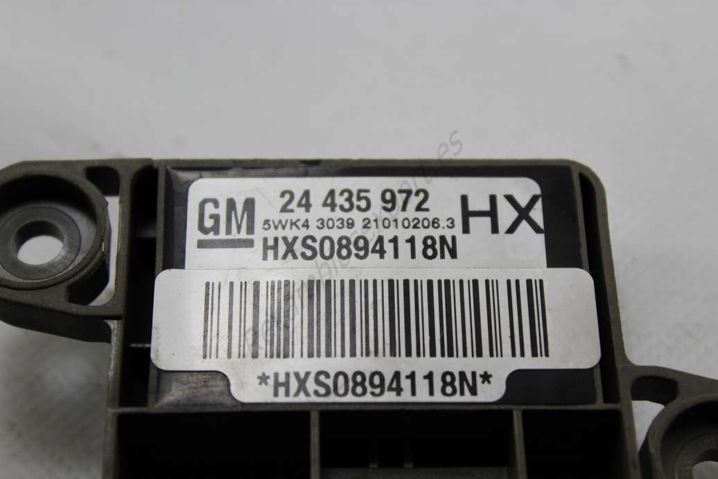 Sensor de airbag Opel Ventra B 24435972 24 435 972 Siemens 5WK43039 5WK4 3039 - foto 2