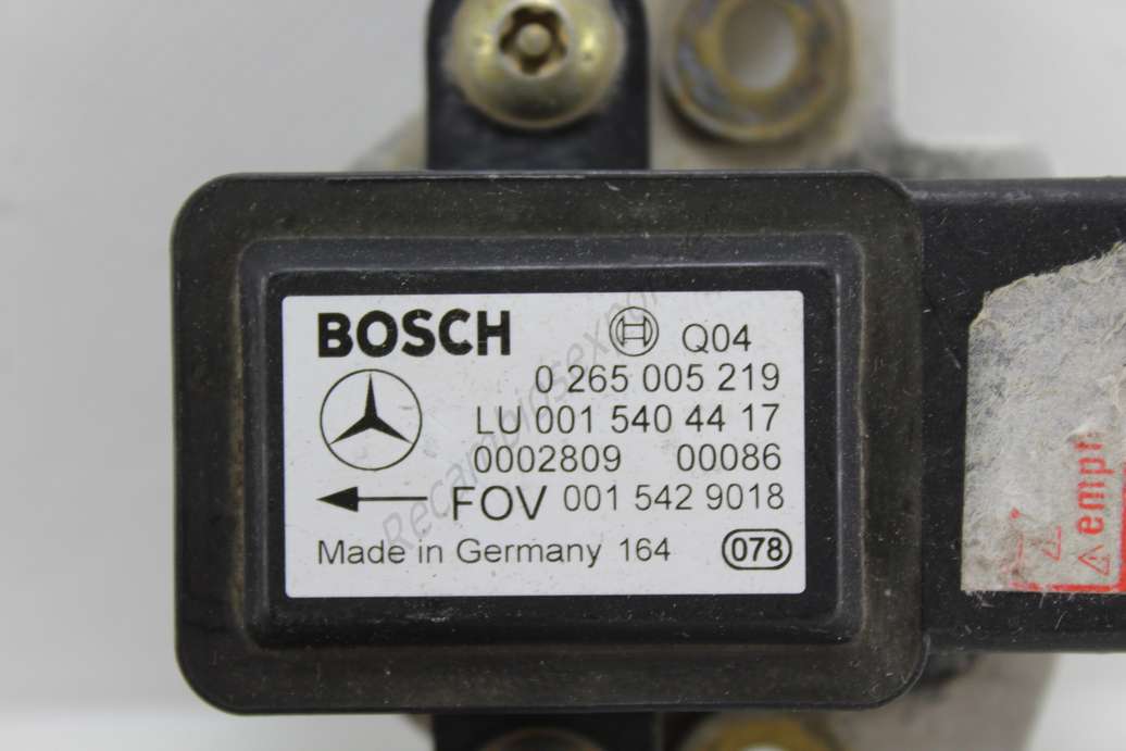 Sensor de guiñada Mercedes W168 0265005219 0 265 005 219 0015404417 001 540 44 17 - foto 2