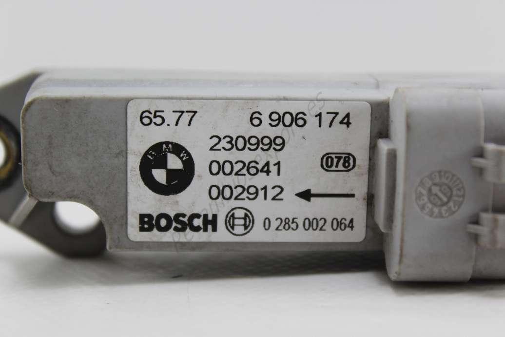 Sensor de impacto de airbag BMW E46 65776906174 65.77 6 906 174 Bosch 0285002064 0 285 002 064 - foto 2
