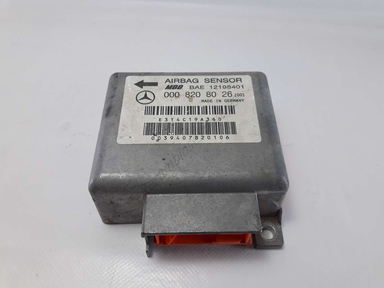 Sensor de impacto de airbag Mercedes 0008208026 000 82080 26 (00) MBB BAE 12198401 - foto 1