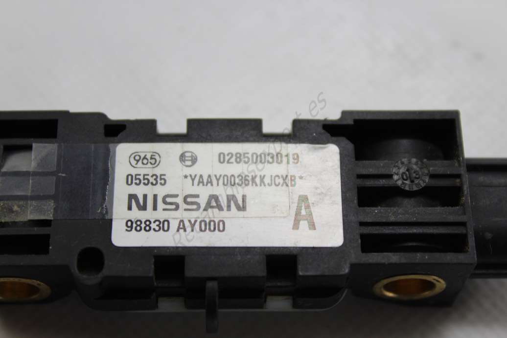 Sensor de impacto de airbag Nissan Primera Almera Micra 98830AY000 98830 AY000 A BOSCH 0285003019 - foto 2