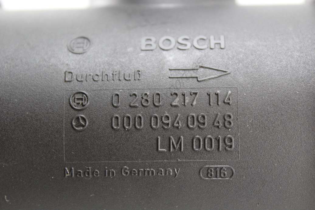Caudalimetro Mercedes W202 Bosch 0280217114 0 280 217 114 Mercedes C180 C200 C220 C230 C250 C180T 0000940948 000 094 09 48 - foto 2