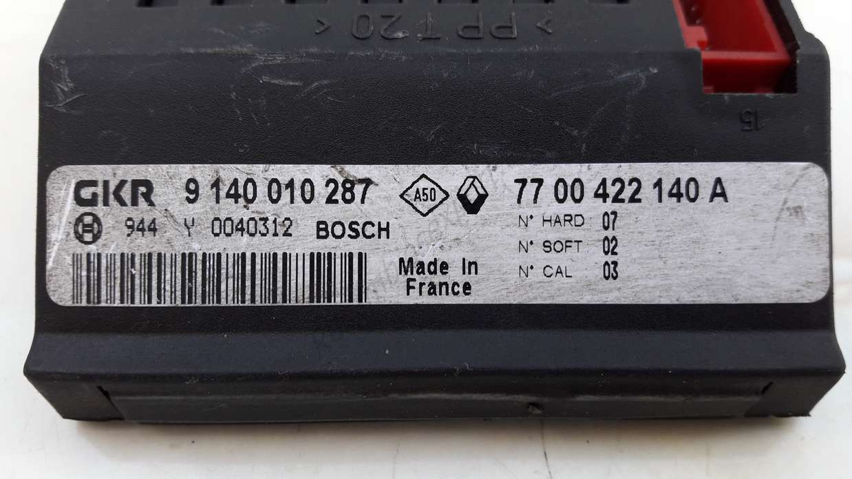 Unidad de control aire acondicionado Renault 7700422140A 77 00 422 140 A BOSCH 9140010287 9 140 010 287 - foto 2