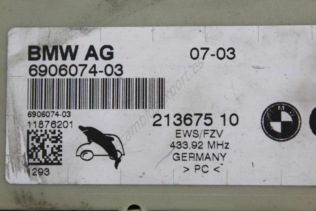 Amplificador de la antena BMW E46 690607403 6906074-03 21367510 213675 10 - foto 2