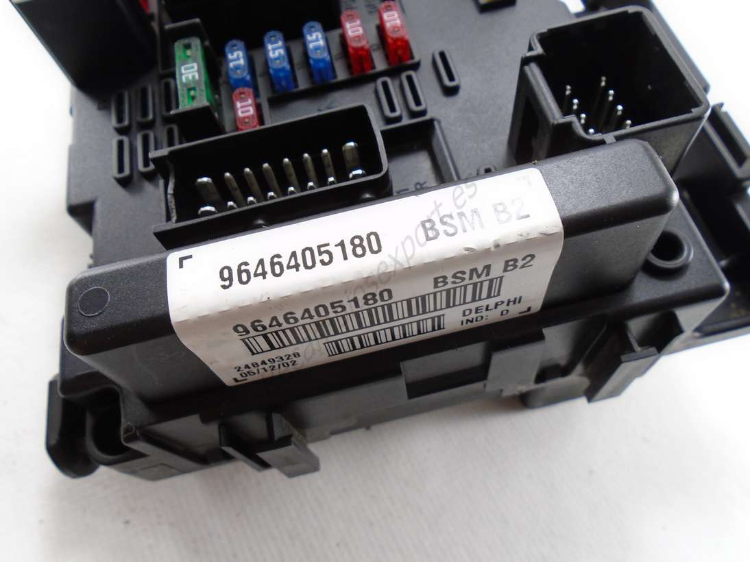 Caja de Fusibles Grupo PSA Peugeot Citroen 9646405180 BSM B2 - foto 2