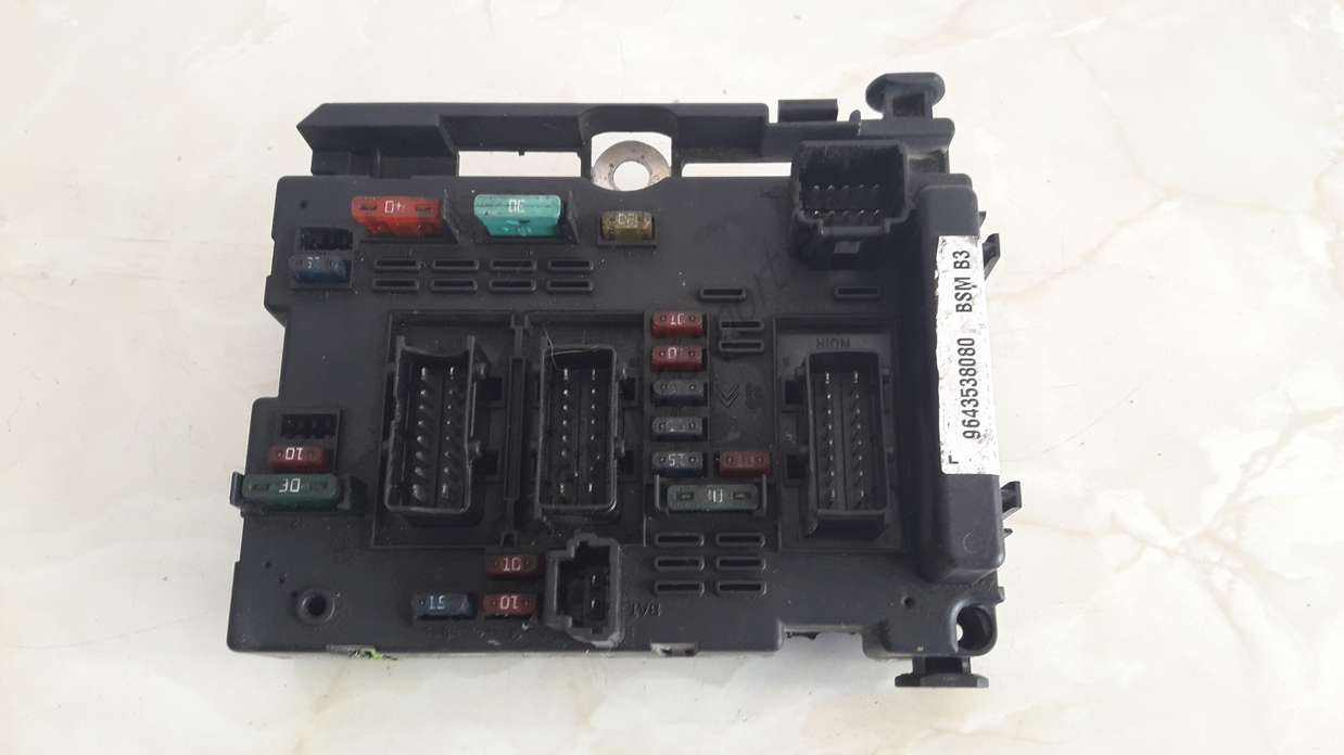 Caja de fusibles Grupo PSA Peugeot Citroen 9643538080 BSMB3 BSM B3 - foto 1