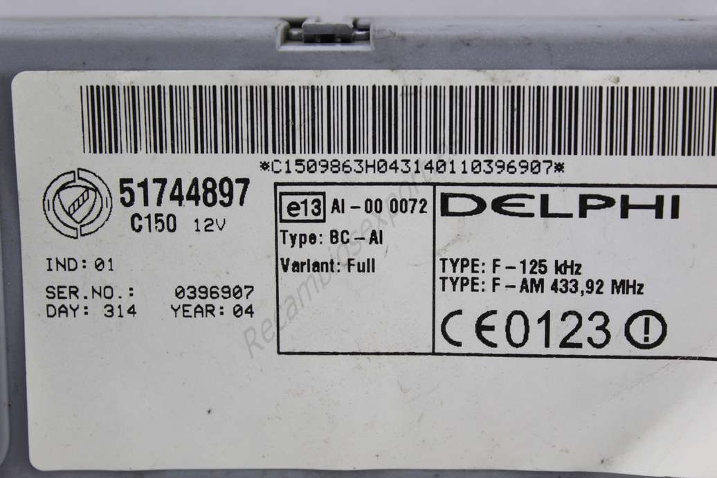 Caja de interconexión Fiat Punto Doblo 51744897 - foto 2