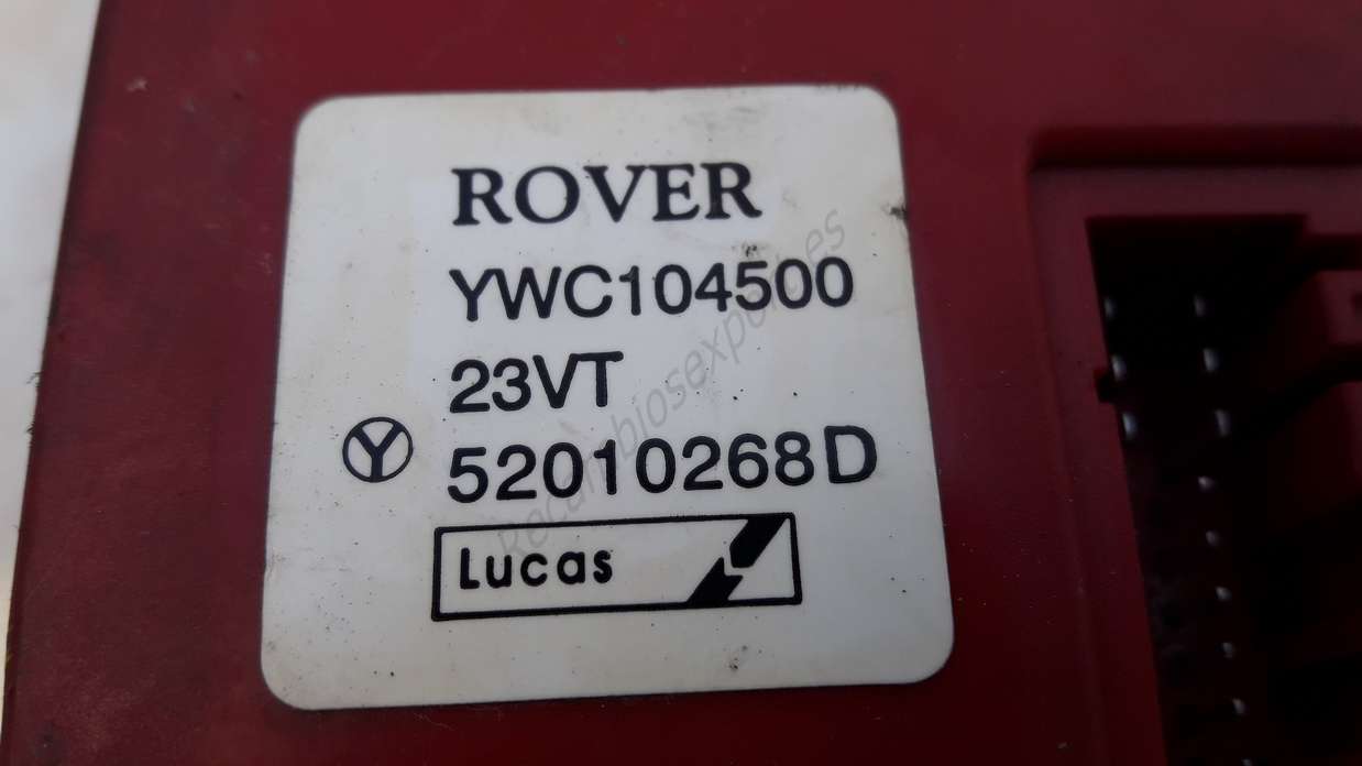 Caja fusibles Rover YWC104500 52010268D - foto 2