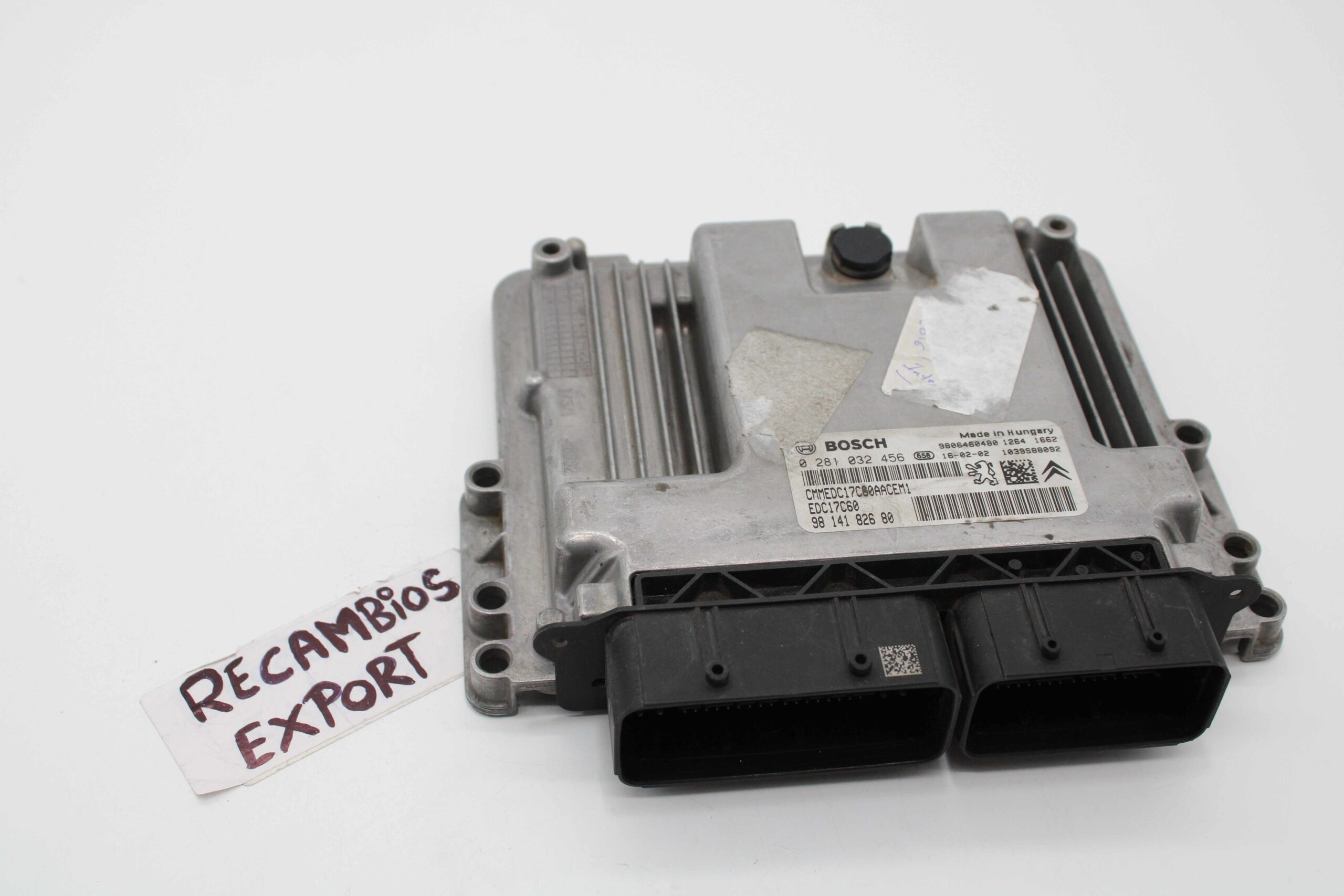 Centralita del motor Peugeot Citroen 9814182680 98 141 826 80 9806460480 Bosch 0281032456 0 281 032 456 - foto 1