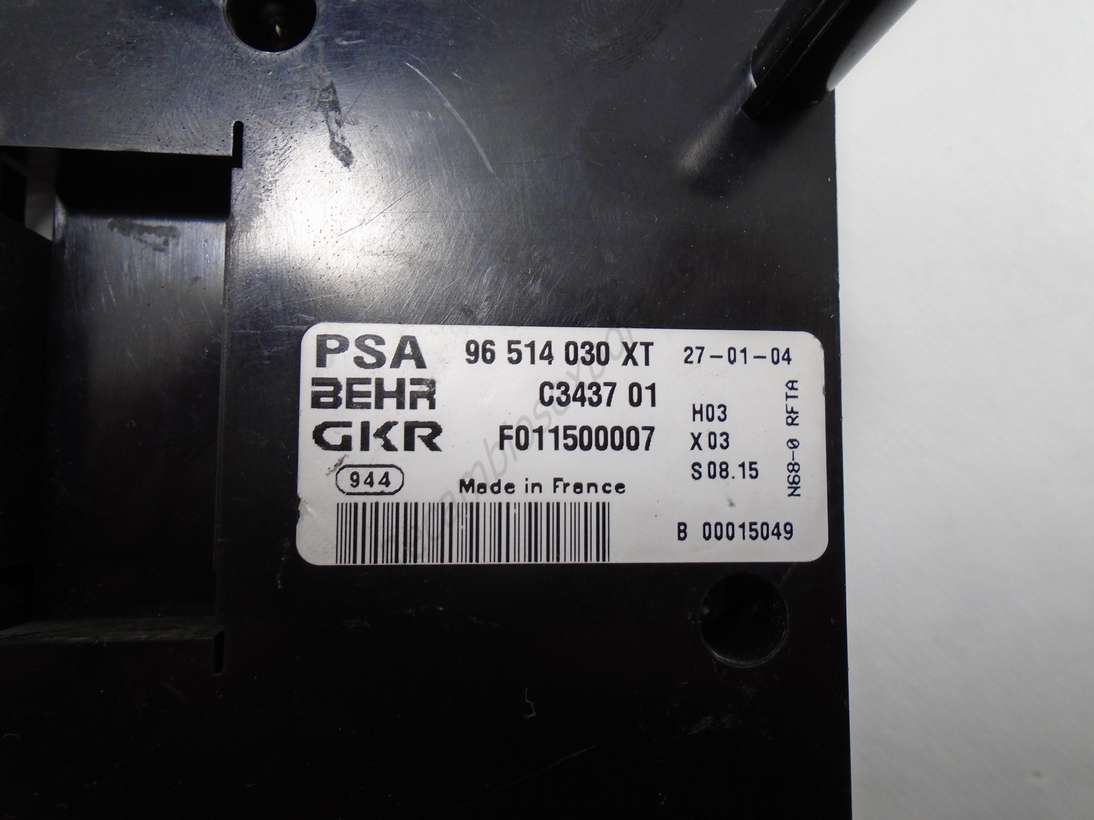 Clima panel PSA 96514030XT 96 514 030 XT - foto 2