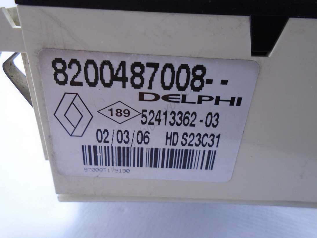 Clima panel Renault Laguna 8200487008 Delphi 5241336203 52413362-03 - foto 2