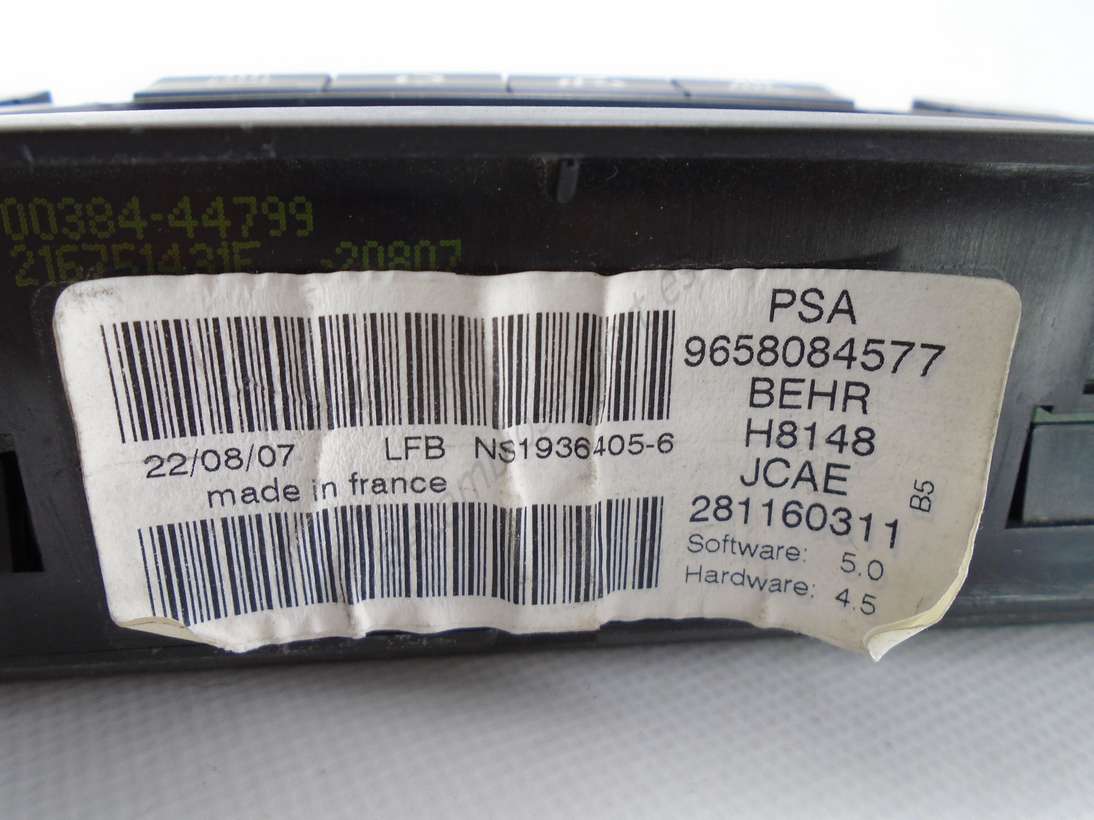 Climatizador Citroën C4 PSA 9658084577 BEHR H8148 JCAE 281160311 - foto 2
