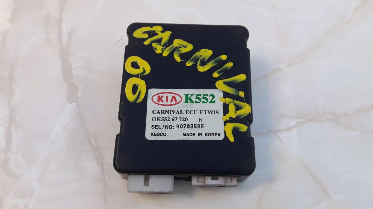 Control de la unidad Kia Carnival ECU-ETWIS 0K55267720H 0K55267720 0K55 267 720 H A0703585 - foto 1