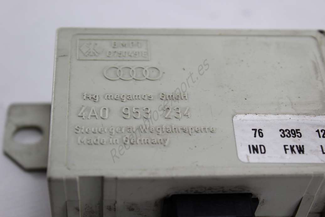 Control de la unidad de alarma inmovilizador módulo Audi A4 A6 4A0 953 234 4A0953234 - foto 2