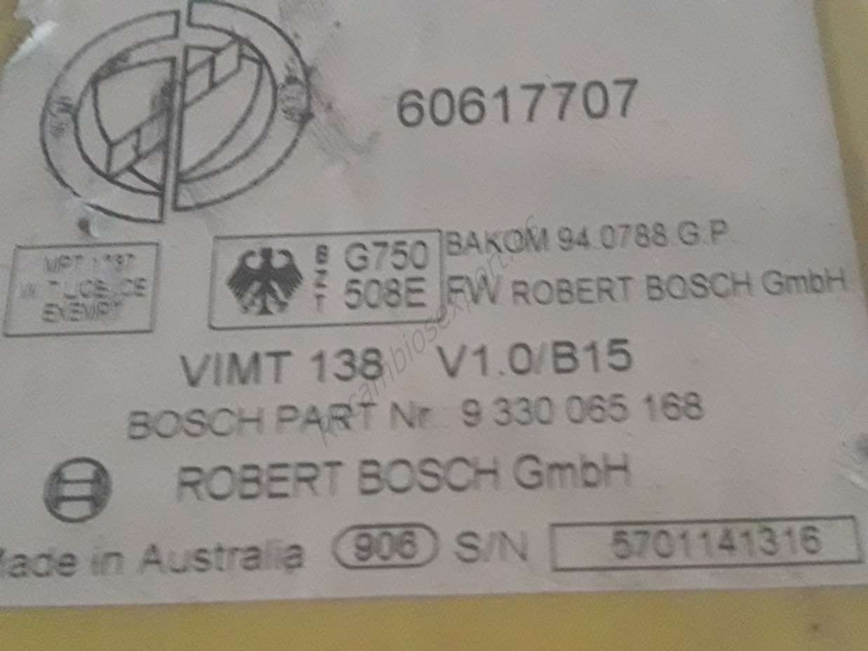 Control del inmovilizador Alfa Romeo 155 60617707 Bosch 9330065168 9 330 065 168 - foto 2