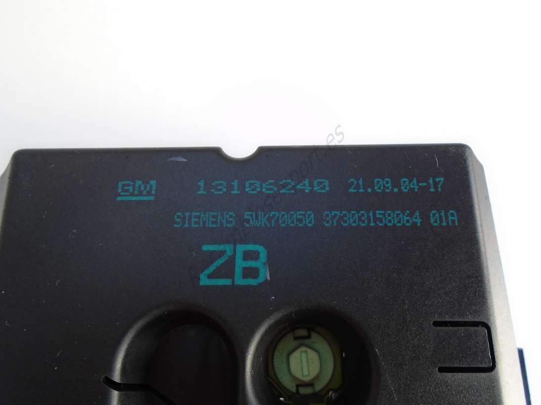 Display Opel Zafira A Siemens 5WK70050 GM 13106240 3730315806401A 37303158064 01A ZB - foto 2