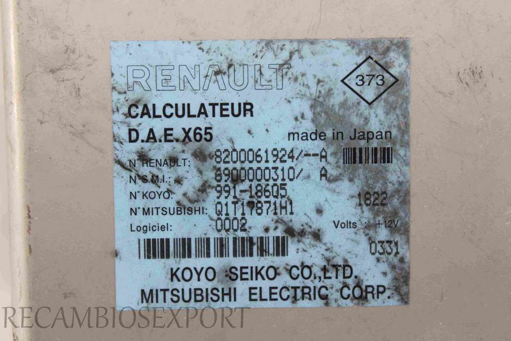 Centralita del motor Renault Clio - foto 2