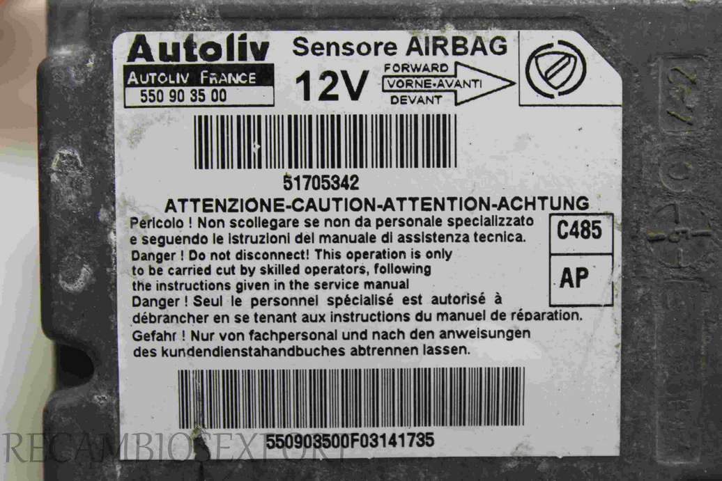 Centralita Airbag Fiat Doblo - foto 2
