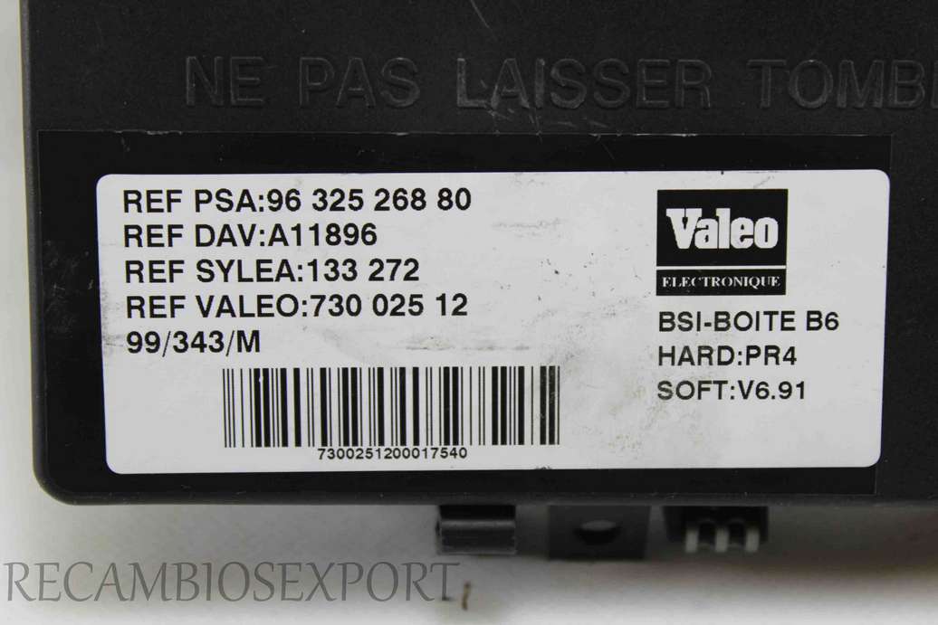 Caja de fusibles BSI Peugeot Citroen Xsara Picasso - foto 2