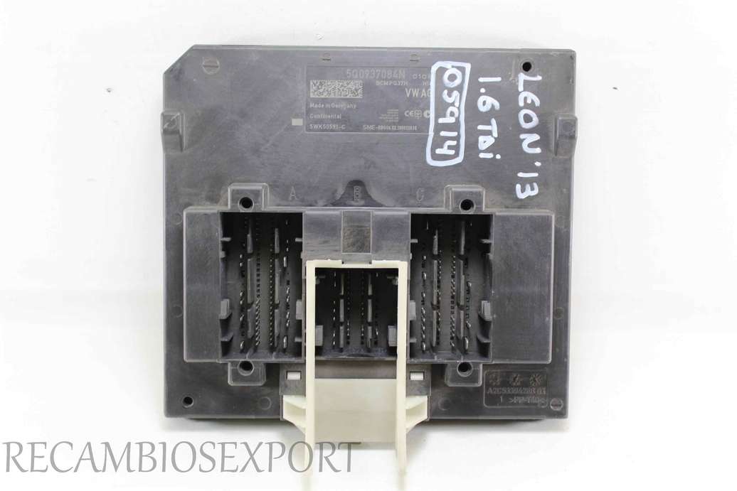 Caja de fusibles VW Golf MK7 Audi A3 Octavia Seat Leon 5Q0937084N Siemens 5WK50591C 5WK50591-C - foto 1