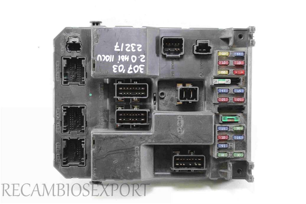 Caja de fusibles Citroen Peugeot 9650217280 0R VALEO BSI J03-00 - foto 1