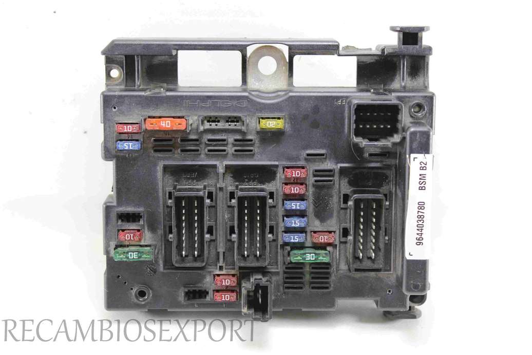Caja de fusibles Peugeot Citroen 9644038780 BSM B2 - foto 1